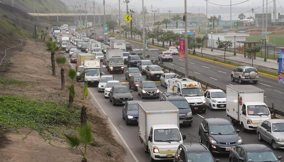 El cierre de la Costa Verde ha originado gran congestión vehicular. (Imagen referencial/Anthony Niño De Guzmán/GEC)