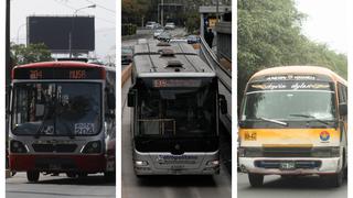 ¿Cuáles son los horarios para el transporte público en Lima y Callao que regirá este domingo? 