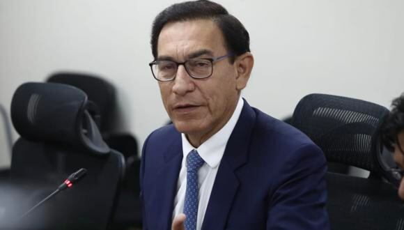 Expresidente del Perú , Martin Vizcarra acude a la Comisión de Fiscalización del Congreso de la República. (Jorge Cerdán - GEC)