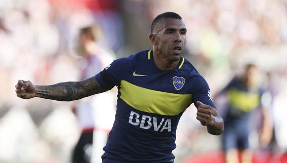 Boca Juniors venció 4-2 a River Plate con dos goles de Carlos Tevez.  (EFE)