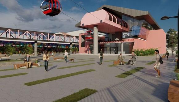 El proyecto, que tendrá como punto de origen la estación Naranjal del Metropolitano (Av. Chinchaysuyo) e irá hasta la estación San Carlos de la Línea 1 del Metro de Lima, contará con una inversión de S/468 millones. (Foto: Municipalidad de Lima)