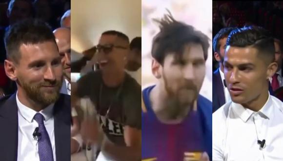Lionel Messi y Cristiano Ronaldo la "rompen" con su baile en un increíble video viral. | Crédito: @futboltotaloficial / Instagram.