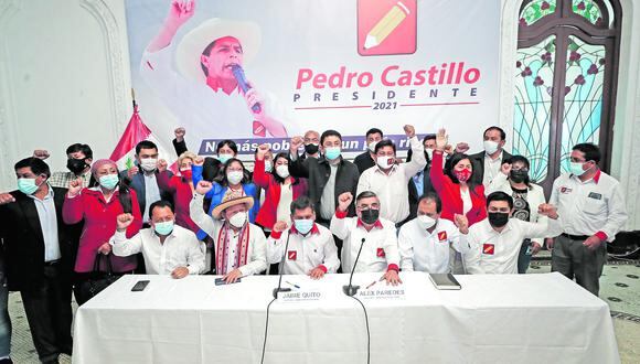 Perú Libre tendrá 37 congresistas en el Parlamento . (GEC)