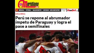 Así informan en el extranjero sobre la clasificación de Perú a semifinales [FOTOS]