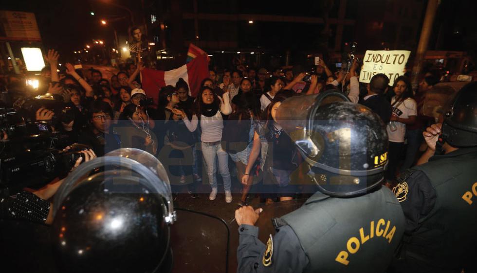 En contra del indulto a Alberto Fujimori. (Foto: César Campos)