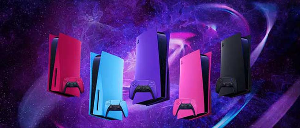 Nuevos colores llegarán tanto al mando como a las placas del PlayStation 5.