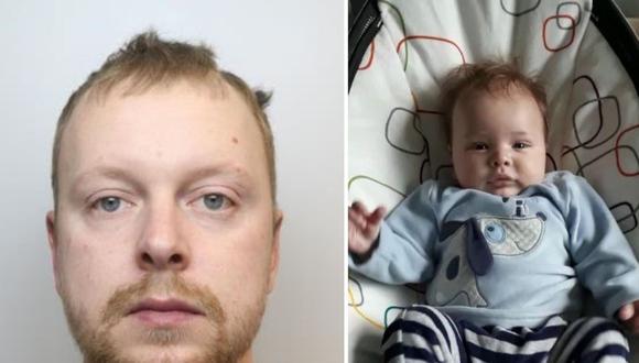 Leon Mathias, de 34 años, asesinó a su hijo de 9 semanas de nacido./ Foto: Policía de Yorkshire