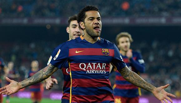 Dani Alves suena como posible refuerzo de Barcelona. (Foto: AFP)