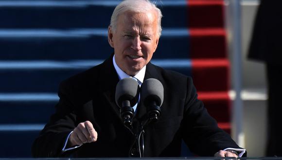 Joe Biden ordenó acabar con la emergencia nacional decretada por su predecesor, Donald Trump, para desviar fondos hacia la construcción del muro en la frontera con México.(Foto: ANDREW CABALLERO-REYNOLDS / AFP)