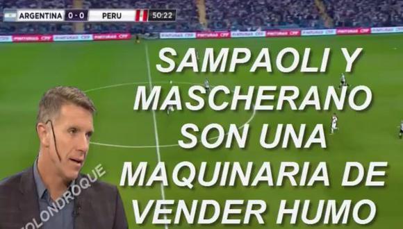 Perú vs. Argentina: Relator argentino desata su furia tras el empate contra al selección peruana. (YouTube)