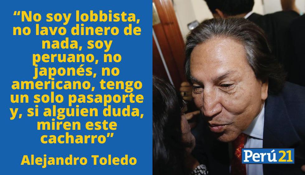 Alejandro Toledo y las frases que dejó en su última campaña presidencial. (Perú21)