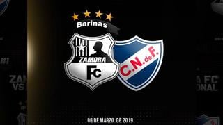 Zamora vs. Nacional EN VIVO el partido por Copa Libertadores por Fox Sports 3