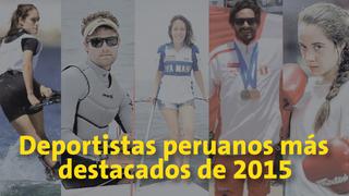 Estos son los deportistas peruanos más destacados de 2015 [FOTOS]