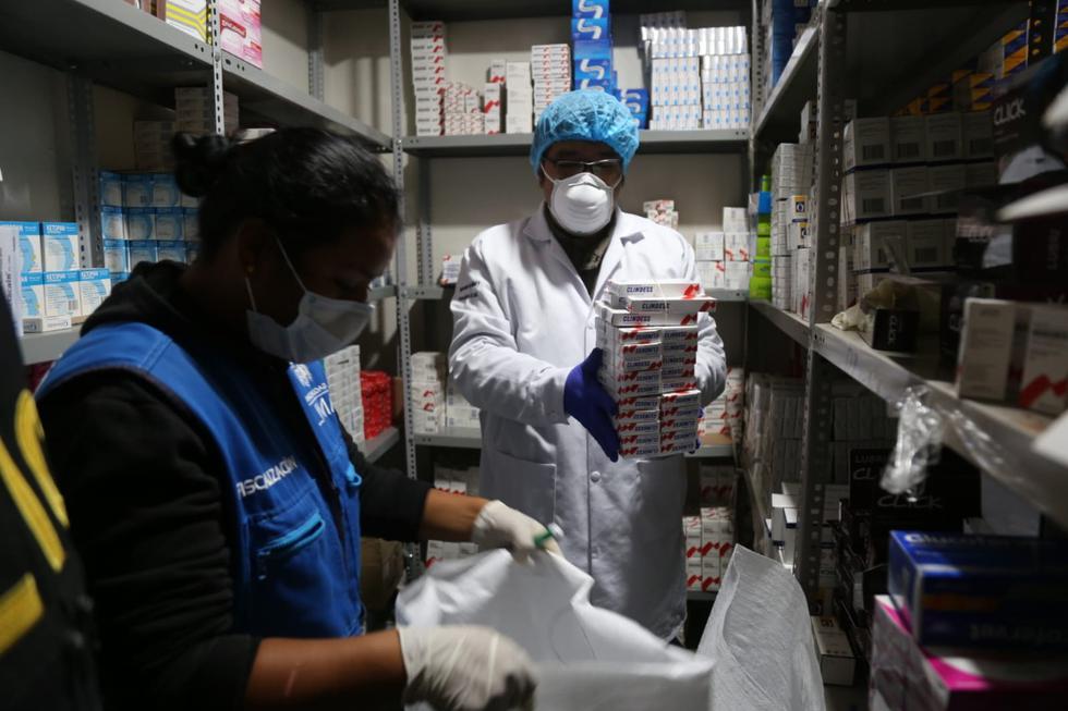 Municipalidad de Lima clausura locales que almacenaban medicamentos vencidos para tratar el COVID-19. (Difusión)