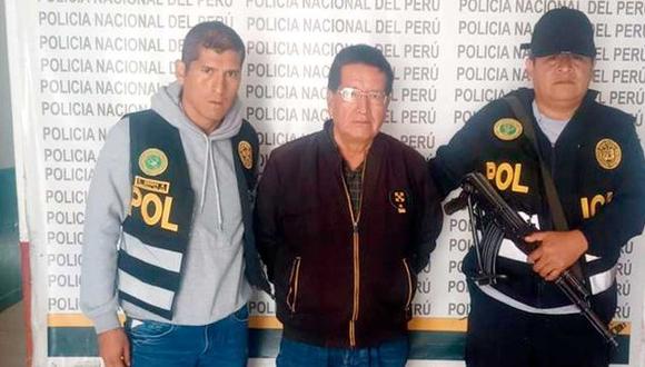 Capturado en Ayacucho, Flumencio Jayo es investigado por el delito de terrorismo agravado en agravio del Estado. (PNP)