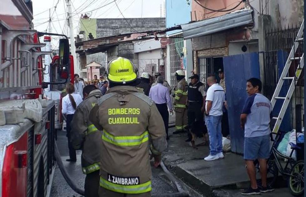 Las autoridades locales presumen que el incendio habría sido causado por los propios pacientes. (Fiscalía de Ecuador)