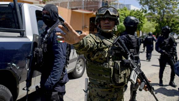 El edificio de la comandancia en México mostraba numerosos impactos de arma de fuego tras el ataque. (Foto referencial: AFP)
