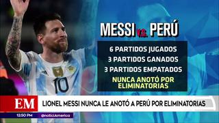 Lionel Messi nunca le anotó a la ‘Blanquirroja’ por Eliminatorias