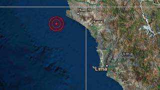 Sismo de magnitud 3.8 se reportó esta madrugada en Huaral