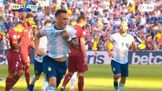 Argentina vs. Venezuela: Lautaro Martínez marca golazo de taco para el 1-0 en el Maracaná [VIDEO]