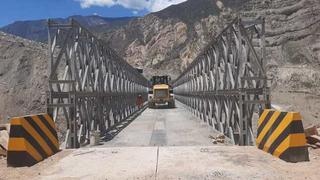 MTC instaló un nuevo puente modular que une 3 regiones del Perú