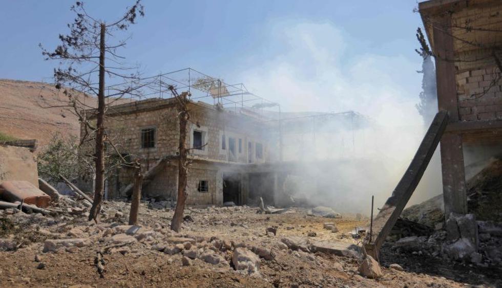 La aviación de Rusia bombardeó el martes varias zonas de la provincia de Idlib, último bastión rebelde del noroeste de Siria, y causó la muerte de al menos nueve civiles. (Foto: AFP)