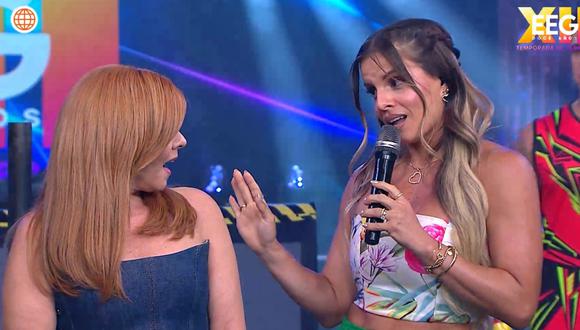 Alejandra Baigorria se enfrentó a Johanna San Miguel en 'Esto es Guerra' (Captura: América TV)