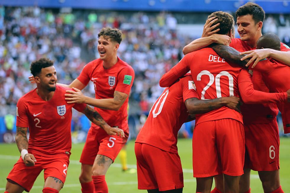Inglaterra espera el desenlace del Rusia-Croacia para conocer a su rival en las semifinales del Mundial. (GETTY)