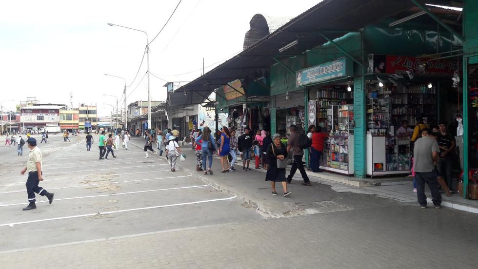 Las vías de los alrededores del Complejo de Mercados lucen despejadas tras el desalojo ejecutado el ultimo sábado.