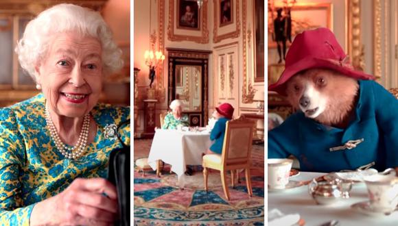 La reina Isabel II y el osito Paddington protagonizaron un tierno video por el Jubileo de Platino. (Foto: BBC)
