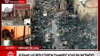 Lima: 61 familias se quedan sin vivienda tras incendio