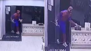 Argentina: Ladrón disfrazado de ‘Spiderman’ ingresa a tienda y roba una caja vacía por error