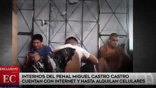 Trasladan a cárcel de Pasco a presos que usaban celular e internet en penal Miguel Castro Castro