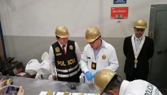 La Policía incautó más de 35 kilos de oro valorizados en más de S/5 millones. (Créditos: PNP)