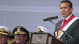 Ollanta Humala: “Corruptos y traidores no deben ser vinculados al Ejército”