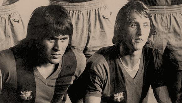 Hijo mayor de Hugo Sotil le dio la noticia del fallecimiento de Johan Cruyff. (USI)
