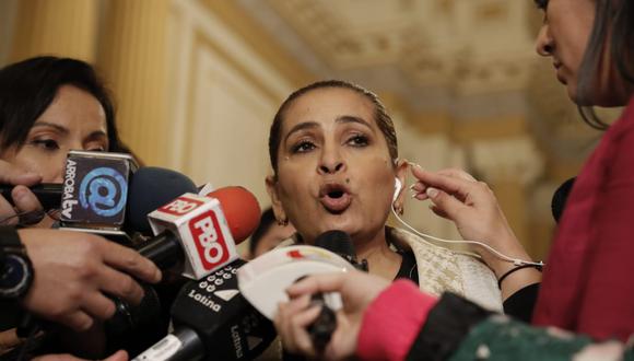 Maritza García rechazó ser aliada de Fuerza Popular. (Foto: Renzo Salazar / GEC)