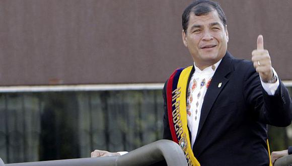 Rafael Correa culpó de esto “extrema derecha de ciertos países”. (EFE)