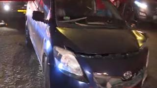 Conductor invade carril y provoca accidente en Comas [VIDEO]