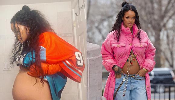 La pareja anunció el embarazo de Rihanna en enero del 2022. (Fotos: Instagram @badgalriri)