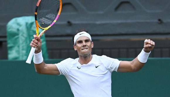 Rafael Nadal busca en Wimbledon 2022 su título 23 de Grand Slam. (Foto: AFP)