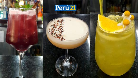 Disfruta de estos cócteles preparados con pisco peruano. (Foto: Composición Perú21)