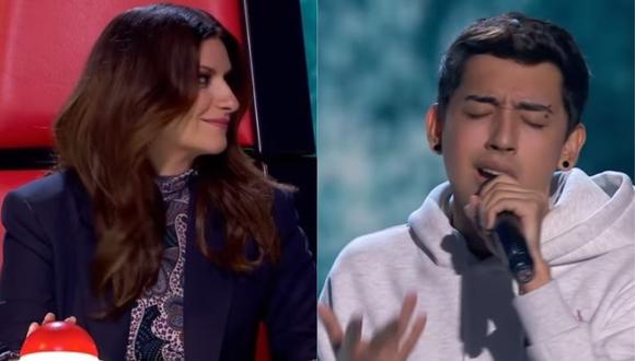 “La Voz”: Peruano impresionó a Laura Pausini con interpretación de “Earned it”.(Foto: captura de video)