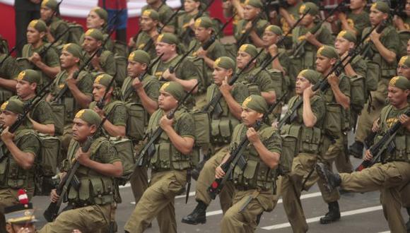 UN AÑO DE ESPERA. El desfile militar se realizaría en 2013 en Junín. (Perú21)