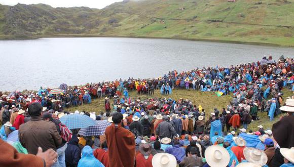 Pobladores de Cajamarca se oponen a que Yanacocha acabe con cuatro lagunas de la zona. (Perú21)