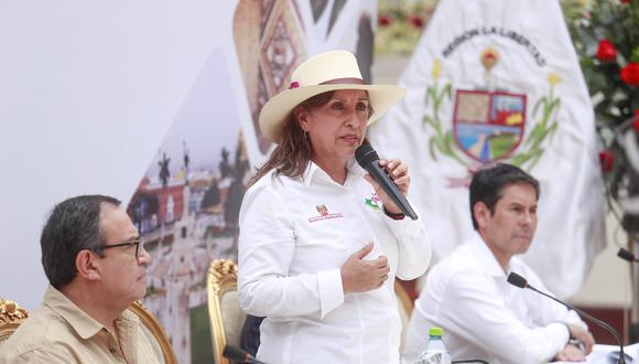 Presidenta Dina Boluarte estuvo realizando actividades en La Libertad. (Presidencia)