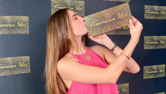 Alessandra Aguirre recibió el ticket dorado de American Idol (Foto: difusión).