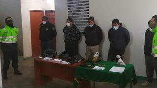 Ayacucho: Cuatro policías son intervenidos por participar de asaltos y transportar droga