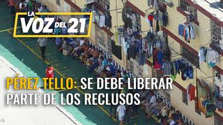 Marisol Pérez Tello: Se debe liberar parte de los reclusos
