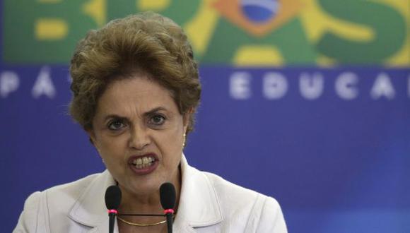 Dilma Rousseff acusó al vicepresidente de Brasil de &quot;traición&quot;. (EFE)